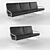 Modern Danish Design Sofas 3D model small image 1