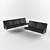 Modern Danish Design Sofas 3D model small image 2