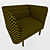 Stylish Luna Armchair: Perfectly Crafted 3D model small image 2