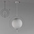 Stunning Arteriors Volta Pendant 3D model small image 3