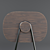 Sleek Technopolymer Chair 3D model small image 2