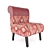 Cozy Chic Armchair 3D model small image 1