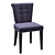 Luxury Key Largo Dining Chair 3D model small image 1