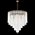 Elegant Eichholtz Nova Chandelier 3D model small image 1