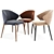 Modern Ellen Dining Chair Set 3D model small image 2