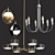 Elegant Pendant Chandeliers 3D model small image 2