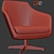 Folha Armchair: Modern Elegance for Your Space 3D model small image 3