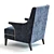 Bishop Armchair: Luxurious and Stylish Seating 3D model small image 3