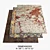 Erased Heritage Rugs: Bidjar, Baalbak, Artwork 3D model small image 1