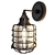 Connell Industrial Wall Lamp 3D model small image 1