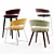 Sleek and Stylish Meru Chair 3D model small image 2