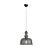 Modern Bronze Pendant Lamp 3D model small image 2