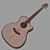  Baton Rouge Guitar: High-poly, 110k Polygons 3D model small image 1