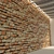  Vintage Brick Wall Texture 3D model small image 3