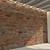 Vintage Brick Wall Texture 3D model small image 1