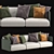 Elegant Flexform Eddy Sofa 3D model small image 1