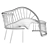 Sculptural Interdependence II Bench: South Africa's Most Beautiful Object 3D model small image 2