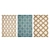 Luxury 3-Piece Carpet Set 3D model small image 3