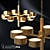 Elegant Silvia Chandelier 3D model small image 1