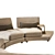 Coastal Comfort: Roche Bobois Beach Bay Sofa 3D model small image 2