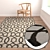 Luxury Set of 3 High-Quality Carpets 3D model small image 2