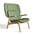 Geometric Elegance: Bolia Cosh Armchair 3D model small image 1