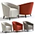 Luxury Greco Armchair in 3D - 3 Colors 3D model small image 1