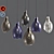 Sleek Glass Pendant - Contemporary Lighting 3D model small image 1