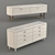 Italian Sideboards with Crystal Leg Accents 3D model small image 1
