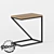 Industrial Wood/Metal Laptop Stand 3D model small image 1