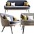 Elegant 375 Walter Knoll Sofa 3D model small image 1