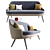 Elegant 375 Walter Knoll Sofa 3D model small image 2