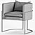 Sleek Modern Armchair 3D model small image 3