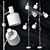 Mystic Glow Riddle Floor Lamps 3D model small image 2