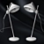 Sleek Shear Table Lamps 3D model small image 2