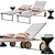 Stylish Allux Sunlounger: 2015 Design 3D model small image 1