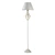 Elegant White Gold Floor Lamp 3D model small image 1