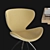 Pro Desk Set: Chair, Laptop & Book Shelf 3D model small image 3