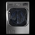 Efficient LG Washing Machine 3D model small image 2