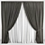 Exquisite Drapery: Detailed Luxury Curtains 3D model small image 1