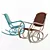 Elegant Rocking Armchair: Dondolo Chair 3D model small image 1