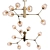 Molecular Elegance Ceiling Light 3D model small image 1