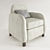 Revamped Armchair: The Perfect Blend of Style and Comfort 3D model small image 1