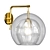 Elegant Pleated Crysta Pendant 3D model small image 1