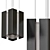 Industrial Loft Pendant Light 3D model small image 1