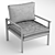 Modern Alivar Lyn Armchair | Elegant Design 3D model small image 3