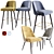 Sleek Zuma Bar Stool & Chair 3D model small image 2