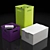 Smooth Storage Boxes & Containers 3D model small image 2