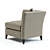 Sophisticated Bennett Armchair: High-quality 3D Model 3D model small image 3