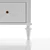 Sleek White Drawer Chest 3D model small image 2